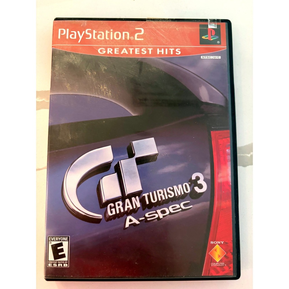 Sony Gran Turismo 3 A-Spec PS2 Red PS2, Racing, Retro, Sony, Simulator, Classic